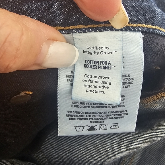 Agolde Barrel Leg Indigo Denim Jeans Size 27 - Picture 4 of 6